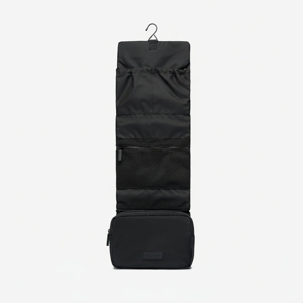 T+M Travel Hanging Changing or Wash Bag Organiser (Black)