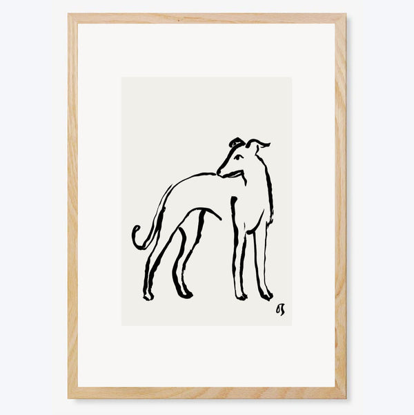 The Whippet Art Print