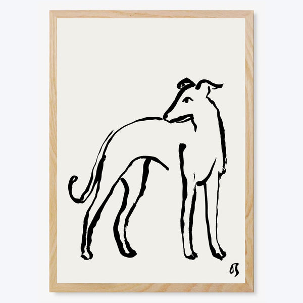 The Whippet Art Print