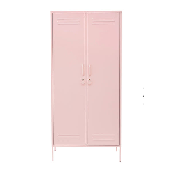 The Twinny Double Door Locker Wardrobe (Blush)