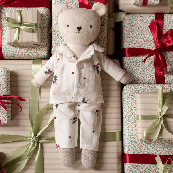 Polar Bear Christmas Soft Toy