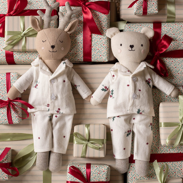 Polar Bear Christmas Soft Toy