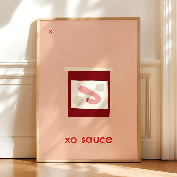 X for XO Sauce- Alphabet Art Print