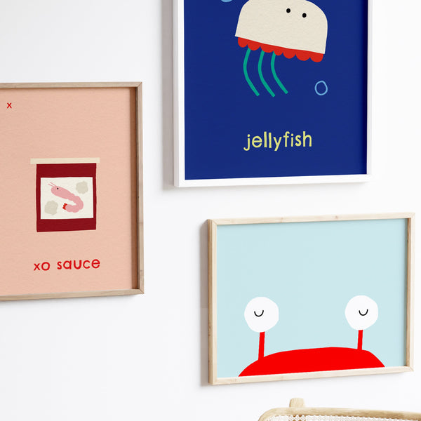 X for XO Sauce- Alphabet Art Print