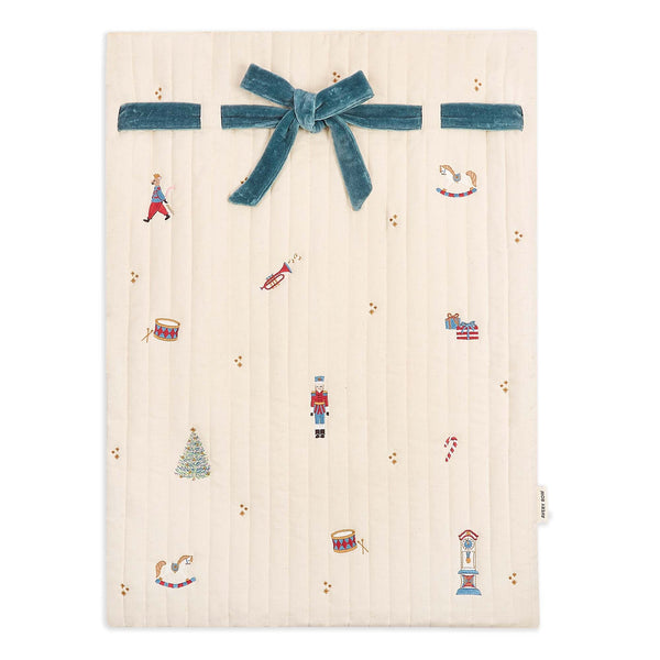 Nutcracker Embroidered Christmas Present Sack