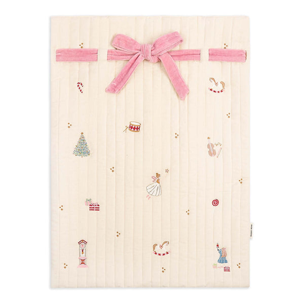 Sugar Plum Fairy Embroidered Christmas Present Sack