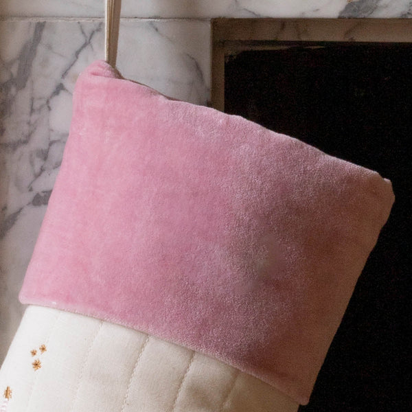 Sugar Plum Fairy Embroidered Christmas Present Stocking