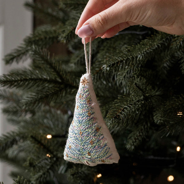 Embroidered Set of 5 Christmas Tree Decorations (The Nutcracker)