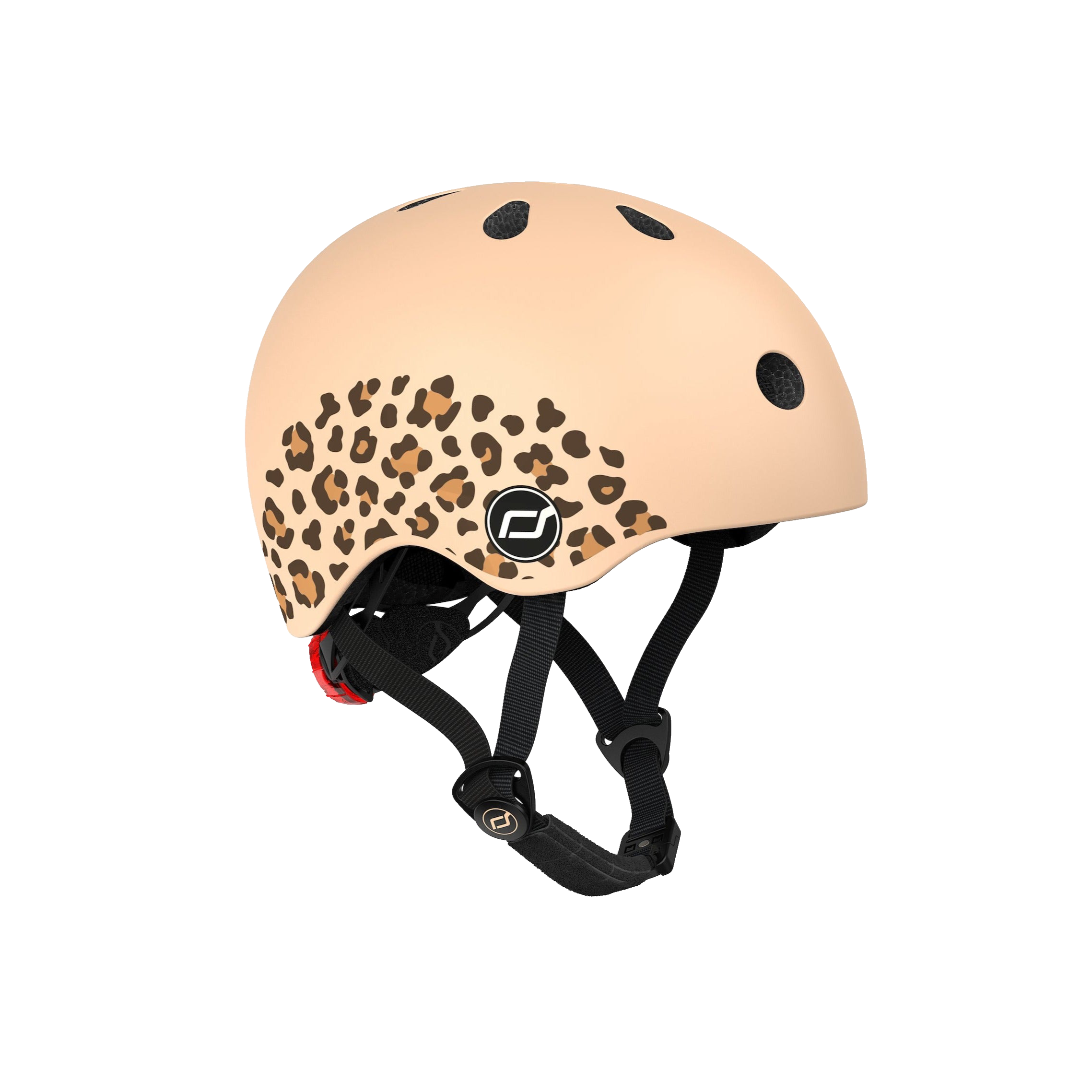 Scoot Ride Leopard Print Standard Baby Helmet