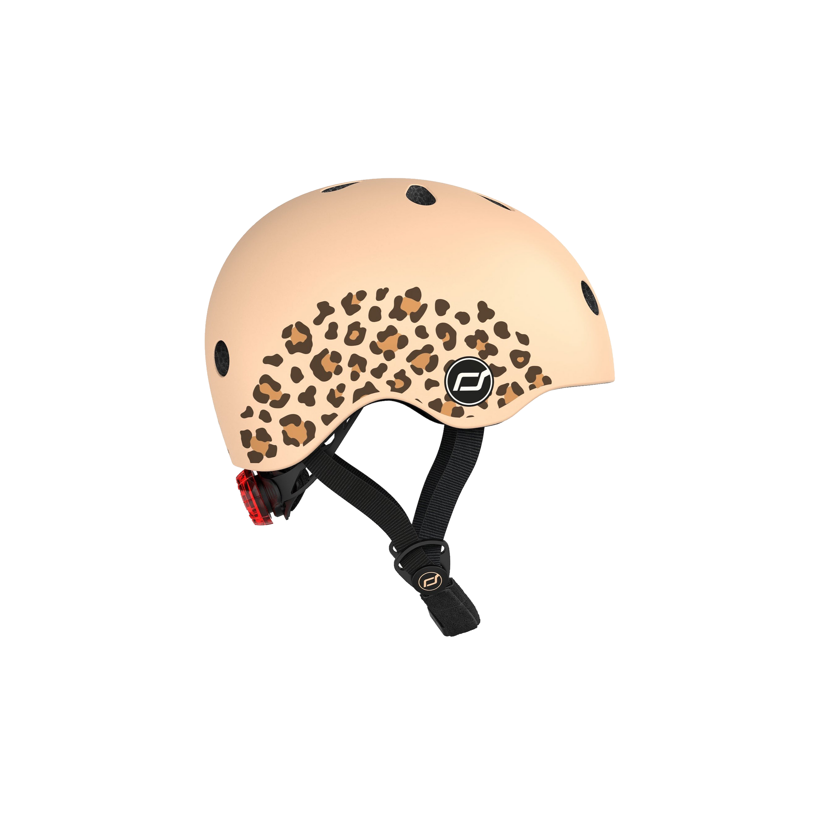 Scoot Ride Leopard Print Standard Baby Helmet