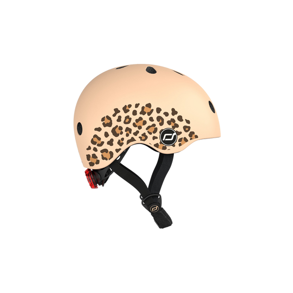 Leopard Print Baby Helmet (XXS-S)
