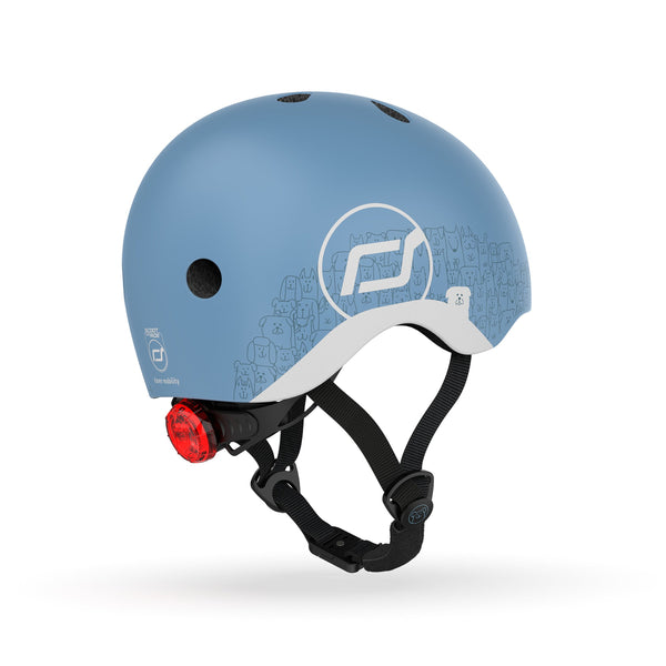 Reflective Baby Helmet (Steel)(XXS-S)