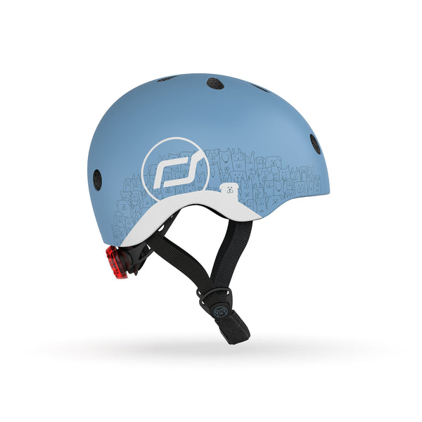 Reflective Baby Helmet (Steel)(XXS-S)