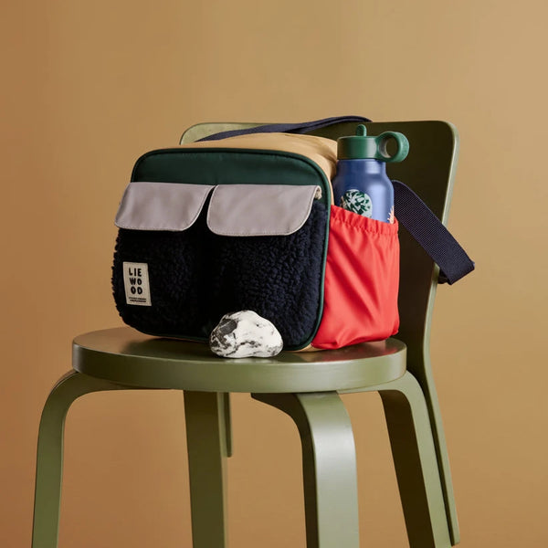 Elijas Colour Block Thermal Lunch Bag (Classic Navy Multi Mix)
