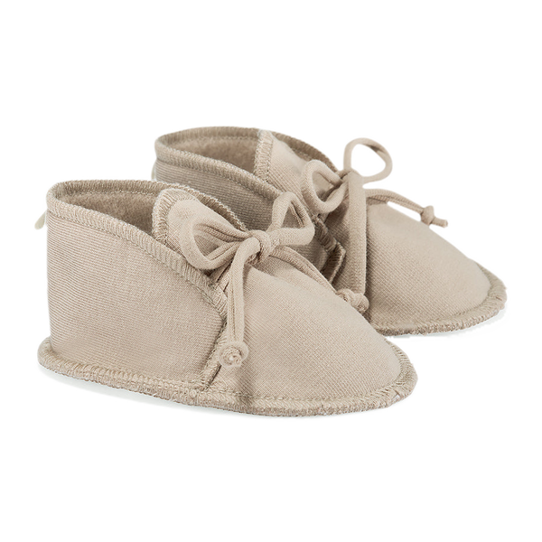 Nile Lace-Up Baby Shoes (Biscuit)