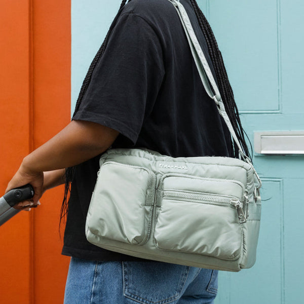 Axel Cross-Body Changing Bag Buggy Organiser (Sage)