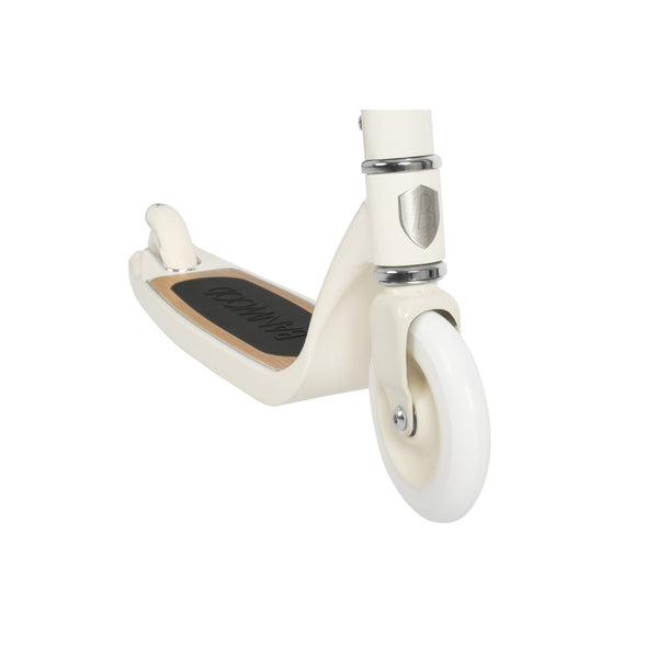 Banwood Kids Maxi Scooter with Basket (Cream)