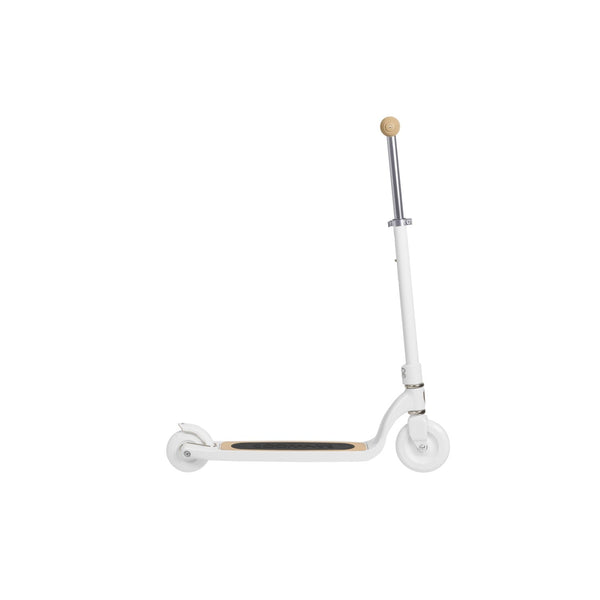 Banwood Kids Maxi Scooter with Basket (White)