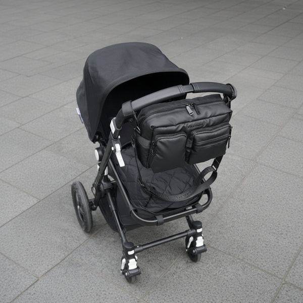 Axel Cross-Body Changing Bag Buggy Organiser (Matte Black)