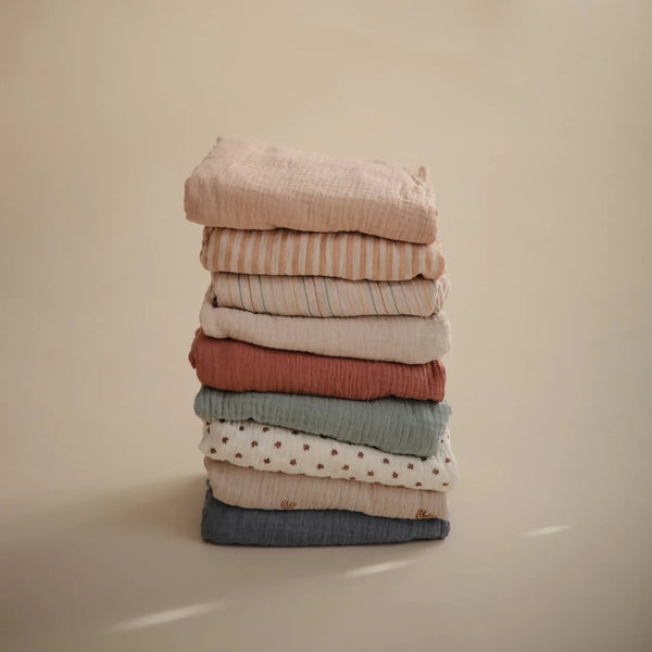 Organic Cotton Baby Changing Mat Cover (Rainbow)