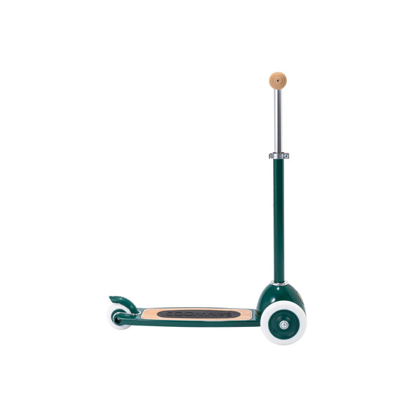 Banwood Kids 3 Wheel Scooter with Basket (Green)