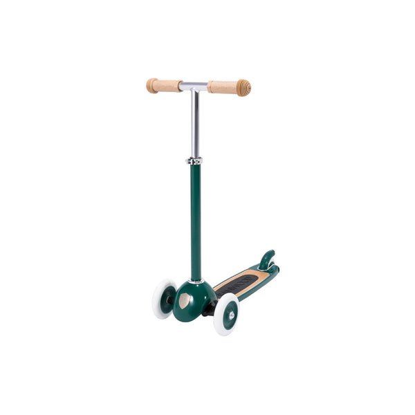Banwood Kids 3 Wheel Scooter with Basket (Green)