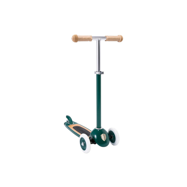 Banwood Kids 3 Wheel Scooter with Basket (Green)