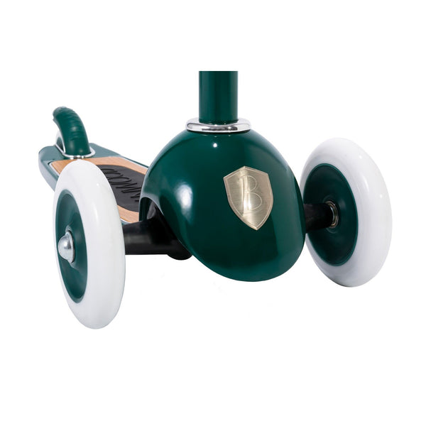 Banwood Kids 3 Wheel Scooter with Basket (Green)