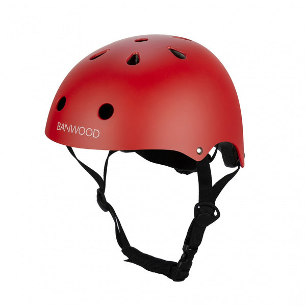Banwood Classic Bike Helmet (Matte Red)