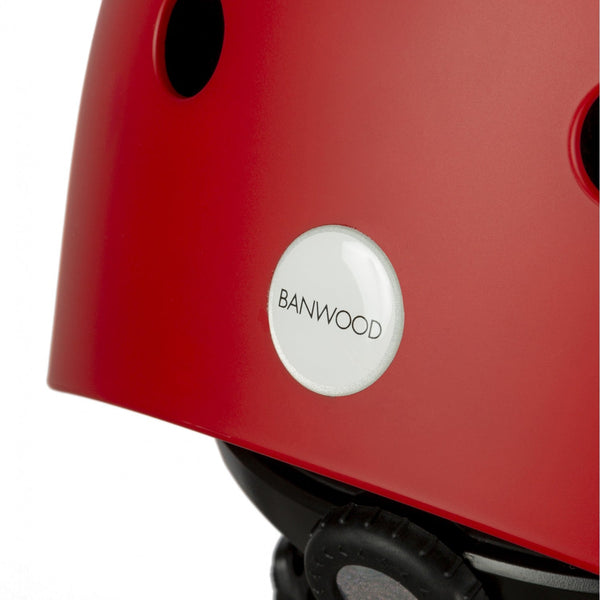 Banwood Classic Bike Helmet (Matte Red)