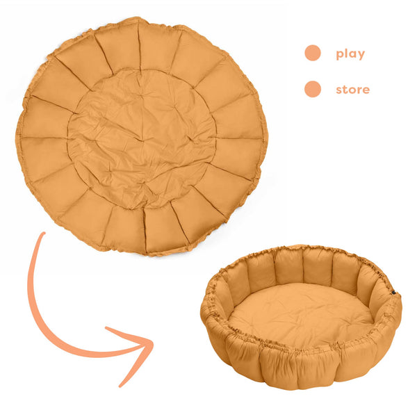 Coco Bloom Baby Nest and Playmat (Mustard)-PRE ORDER END OF APRIL