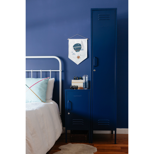 The Skinny Single Door Locker Cabinet (Navy)
