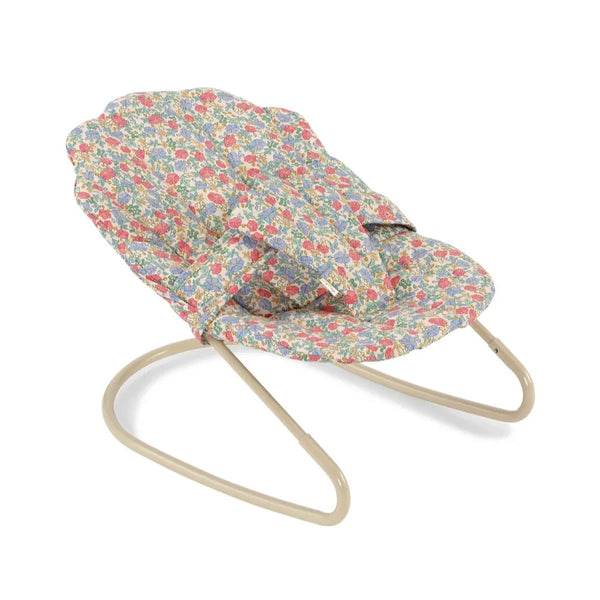 Fiola Floral Print Cotton Quilted Doll Bouncer