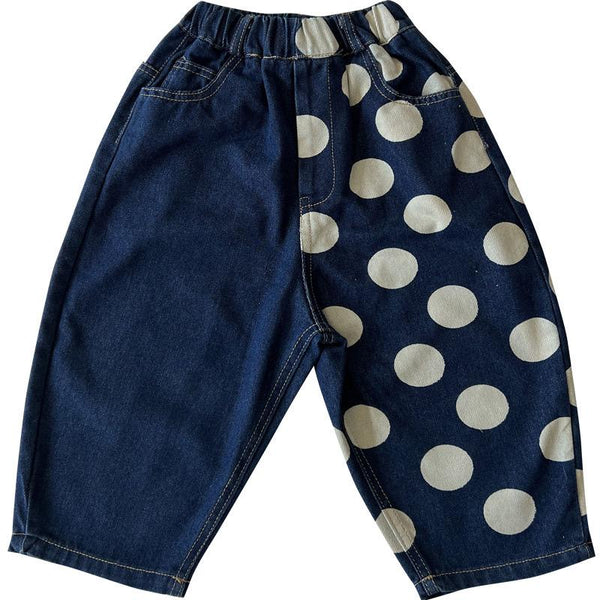 Barrel Wide Leg Dotty Leg Jeans