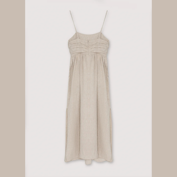 MAMA Anna Midi Dress (Linen Vigore)