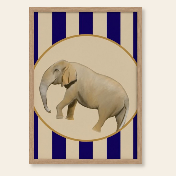 Portrait of an Elephant Art Print