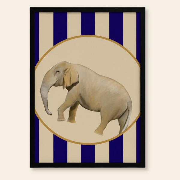 Portrait of an Elephant Art Print