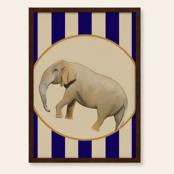Portrait of an Elephant Art Print