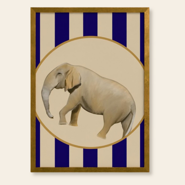 Portrait of an Elephant Art Print