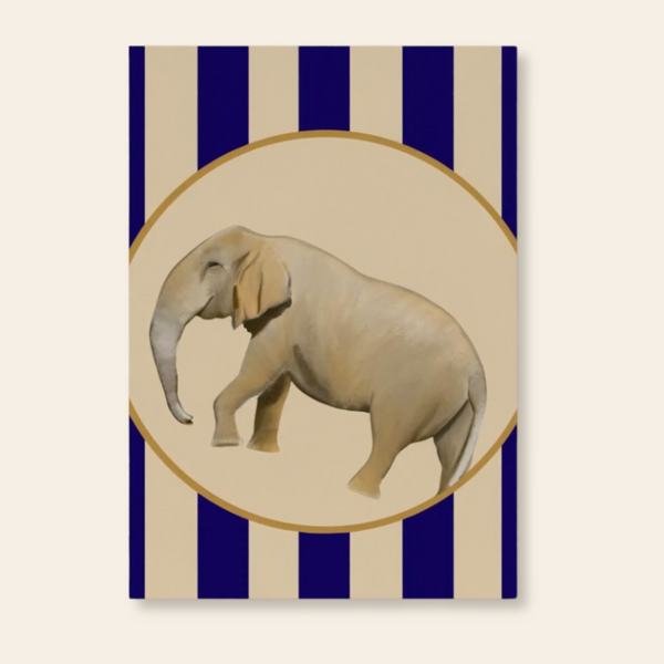 Portrait of an Elephant Art Print