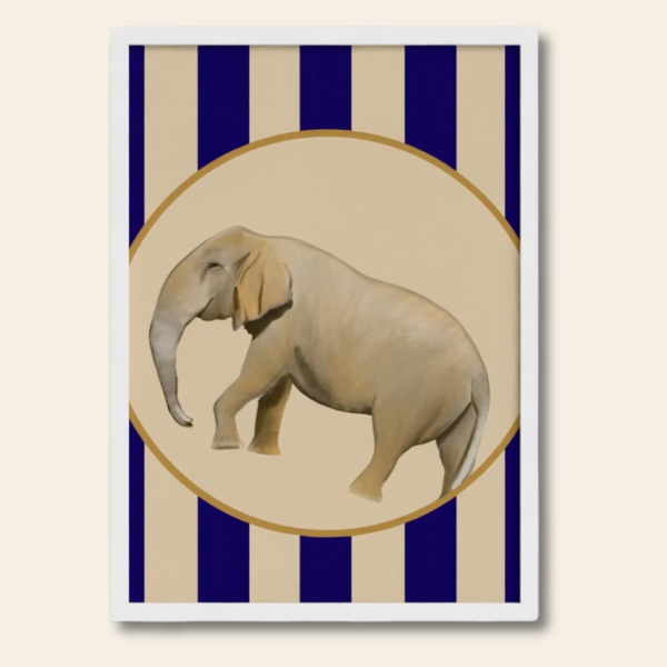 Portrait of an Elephant Art Print