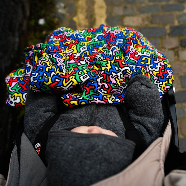 Etta Loves x Keith Haring Reversible Sensory Muslin Blanket