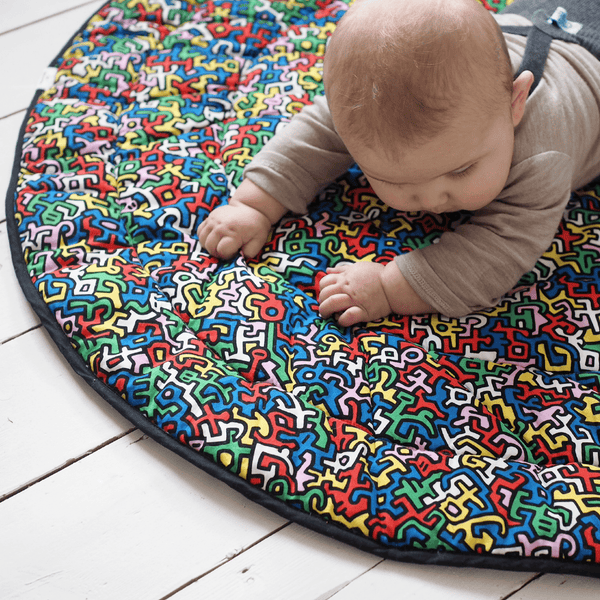 Etta Loves x Keith Haring Sensory Reversible Playmat