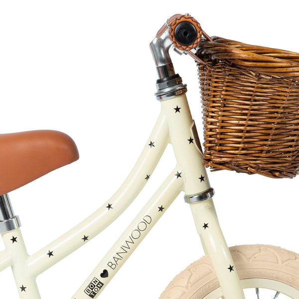 Banwood x Bonton Star Print First Go! Balance Bike (Cream)