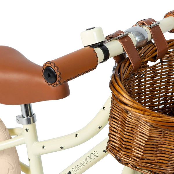 Banwood x Bonton Star Print First Go! Balance Bike (Cream)