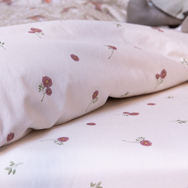 Meadow Floral Cotton Fitted Bed Sheet