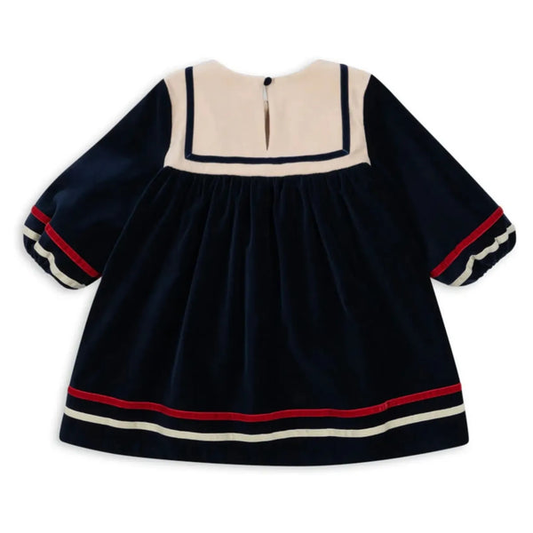 Rocky Velvet Sailor Dress (Navy Blazer)