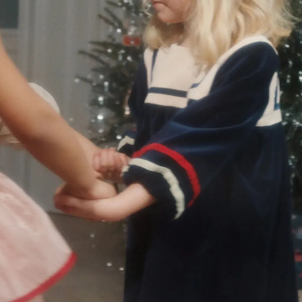 Rocky Velvet Sailor Dress (Navy Blazer)