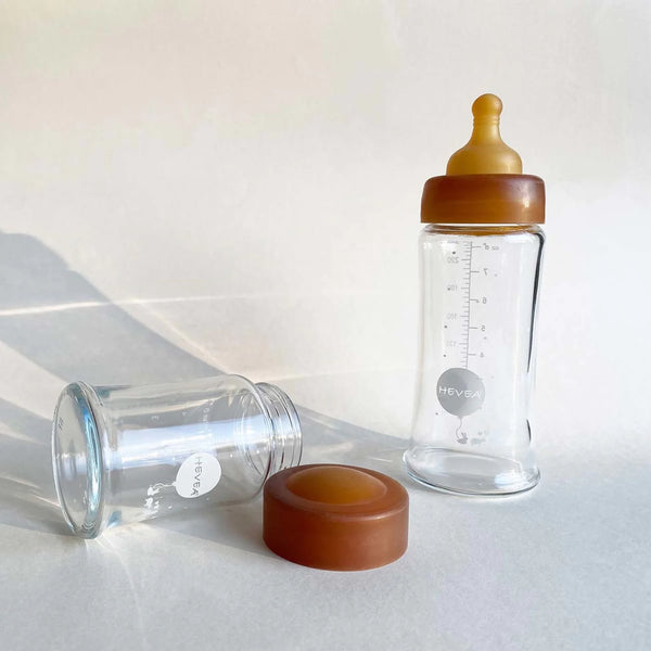 Baby Glass Bottles Set of 2 (Natural 250ml)