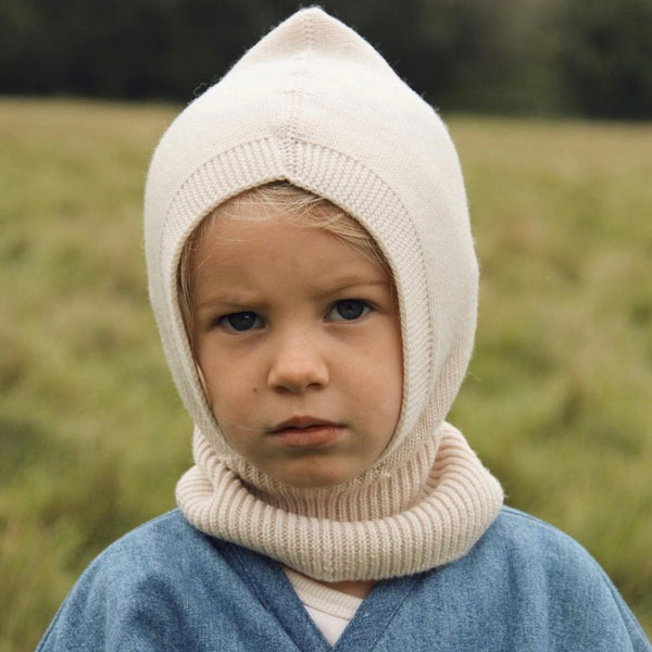 Eddy Merino Wool Balaclava (Cream)